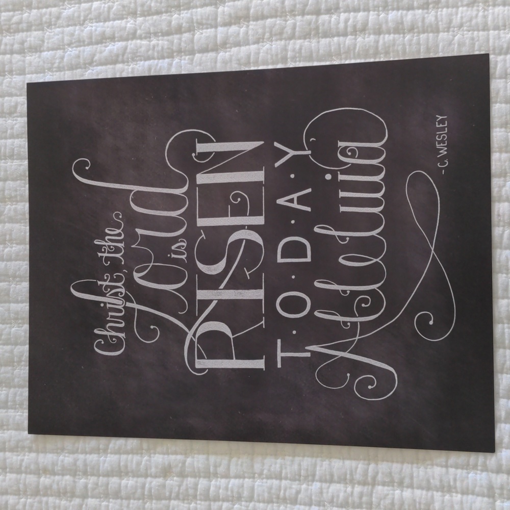 Chalkboard Style Poster (unframed, new!)